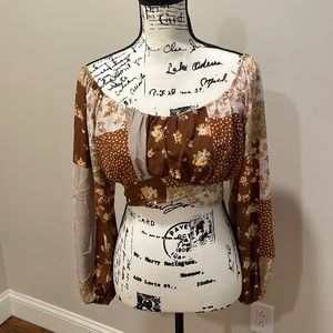 Altar’d State Long Sleeve Crop Top